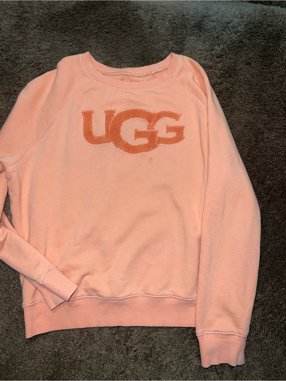 Ugg Peach Logo Crewneck Sweatshirt